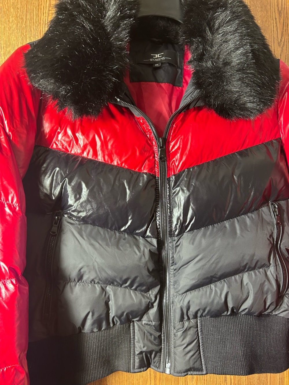 Jordan Craig Nylon Puffer Coat w/ Faux Fur Trim - Picture 4 of 5